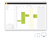 Screenshot Kalender in PROJEKT PRO.