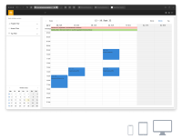 Screenshot Kalender in PROJEKT PRO.