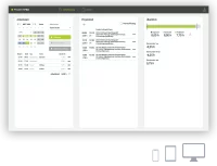 Screenshot Zeiterfassung in PROJEKT PRO.