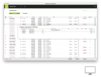 Screenshot Zeitkonto in PROJEKT PRO.