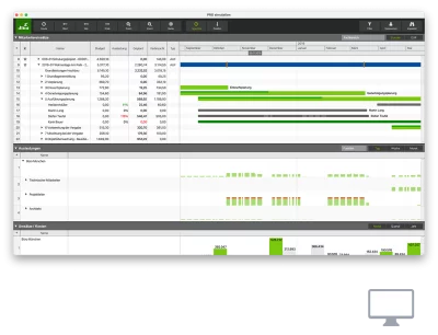 Screenshot Simulation in PROJEKT PRO.