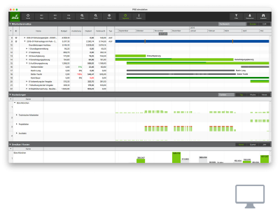 Screenshot Simulation in PROJEKT PRO.